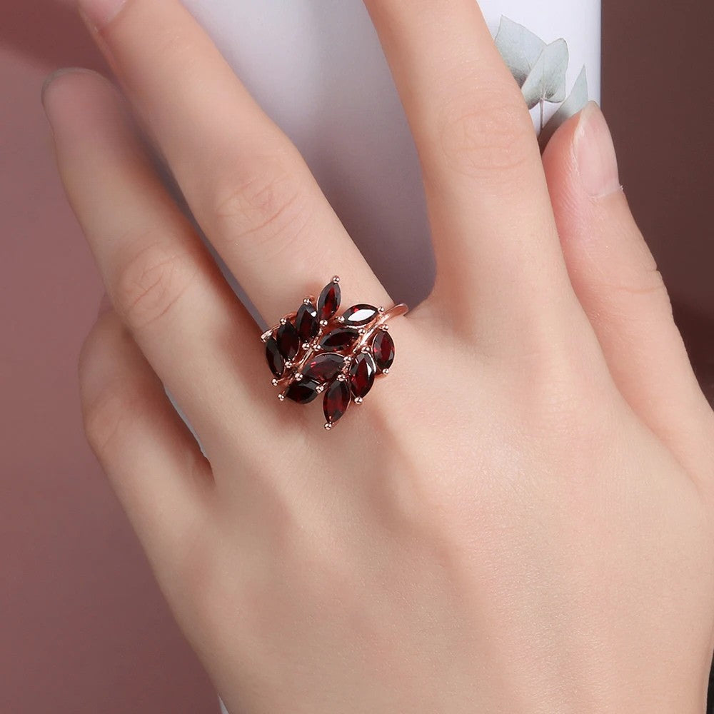 Garnet Glow Ring