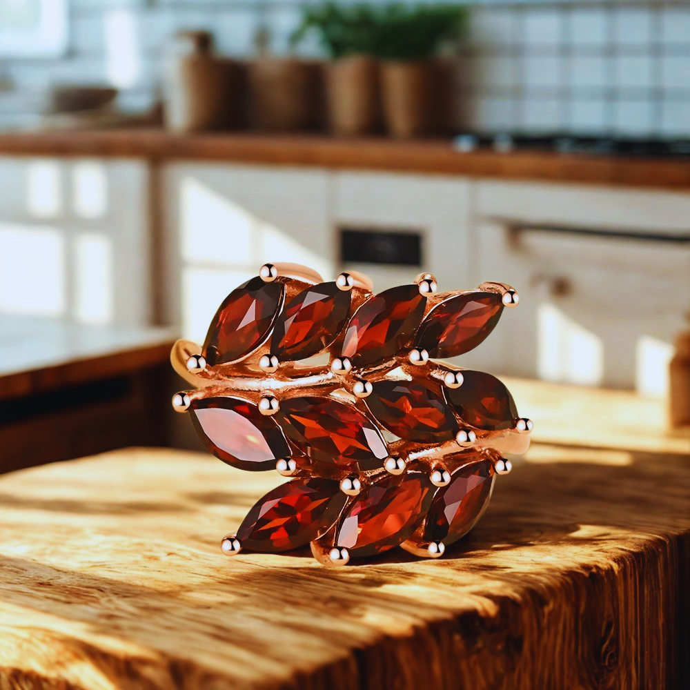 Garnet Glow Ring