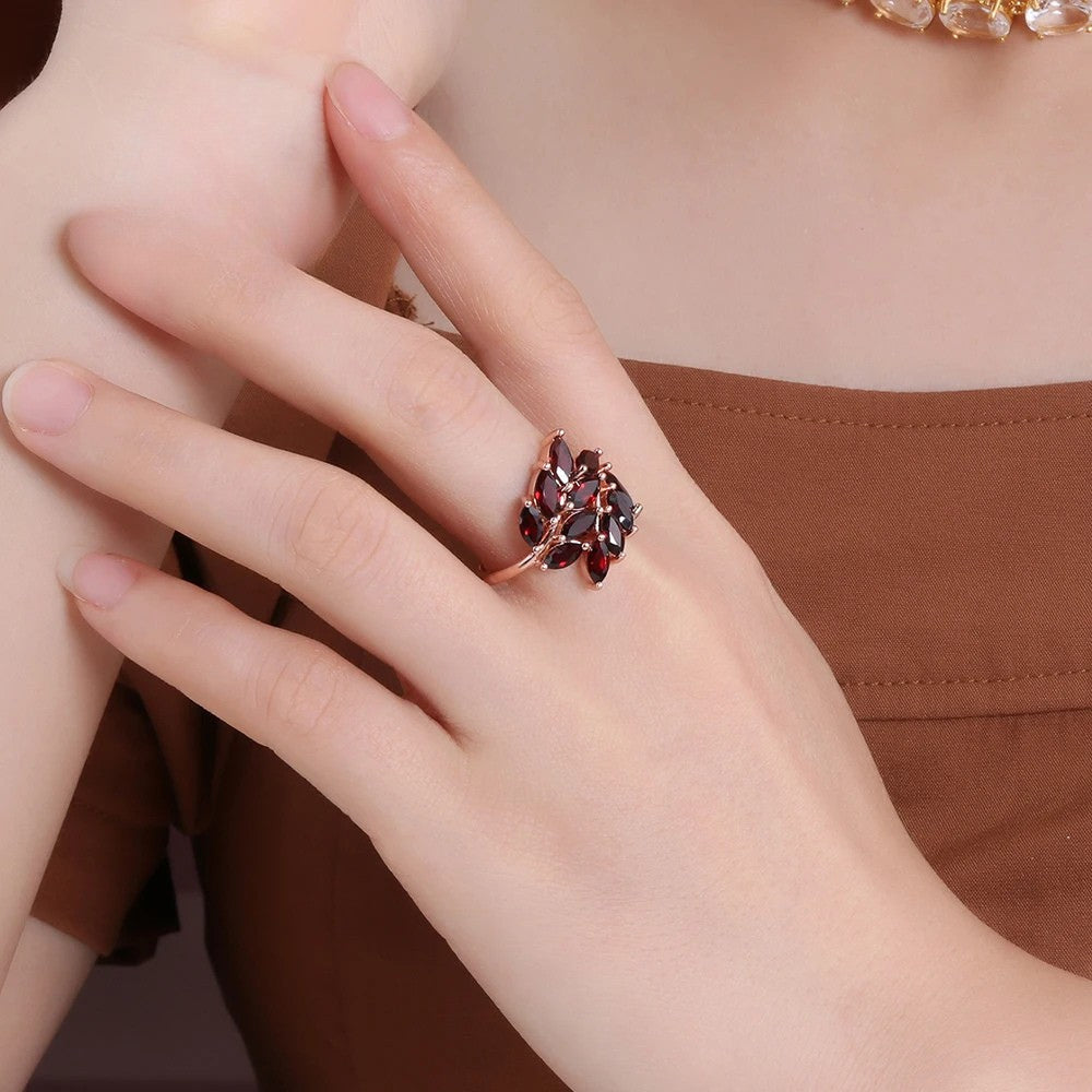 Garnet Glow Ring