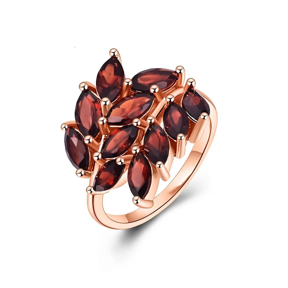 Garnet Glow Ring