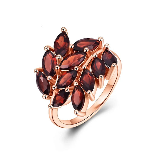 Garnet Glow Ring